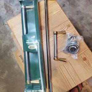 Brass Towel Rod Set